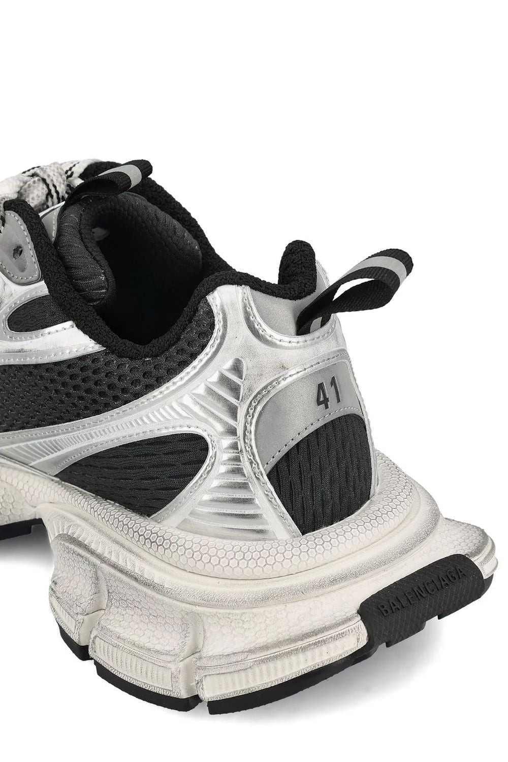 BALENCIAGA Men's Vintage Effect Low-Top Sneakers - 3XL