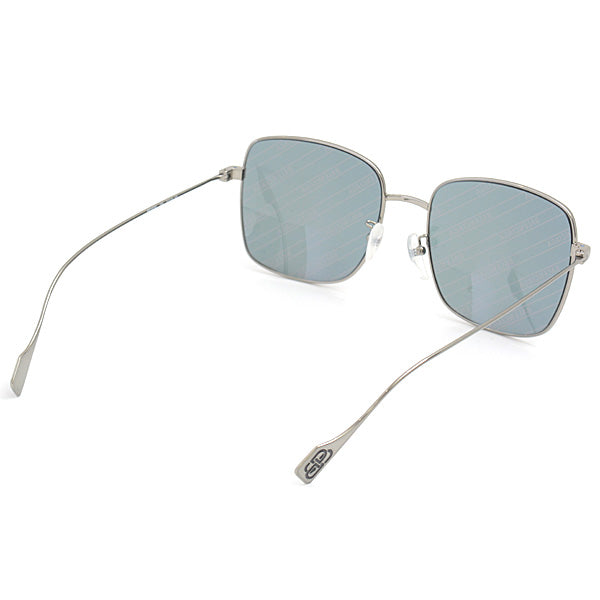 Balenciaga Metal Square Sunglasses Brown