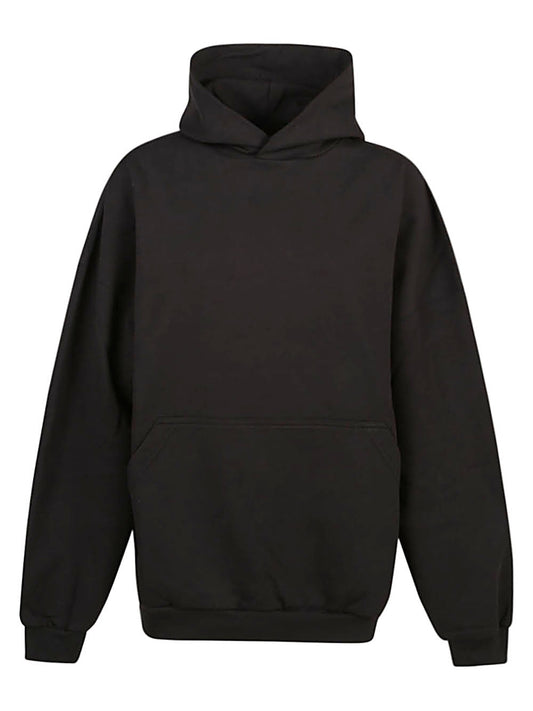 BALENCIAGA Strass Cotton Hoodie with Rhinestone Detail