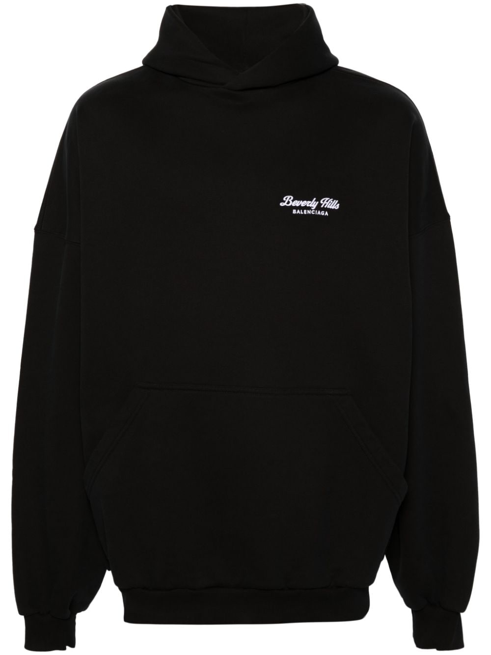 BALENCIAGA Oversized Hoodie with Pouch Pocket - Women's