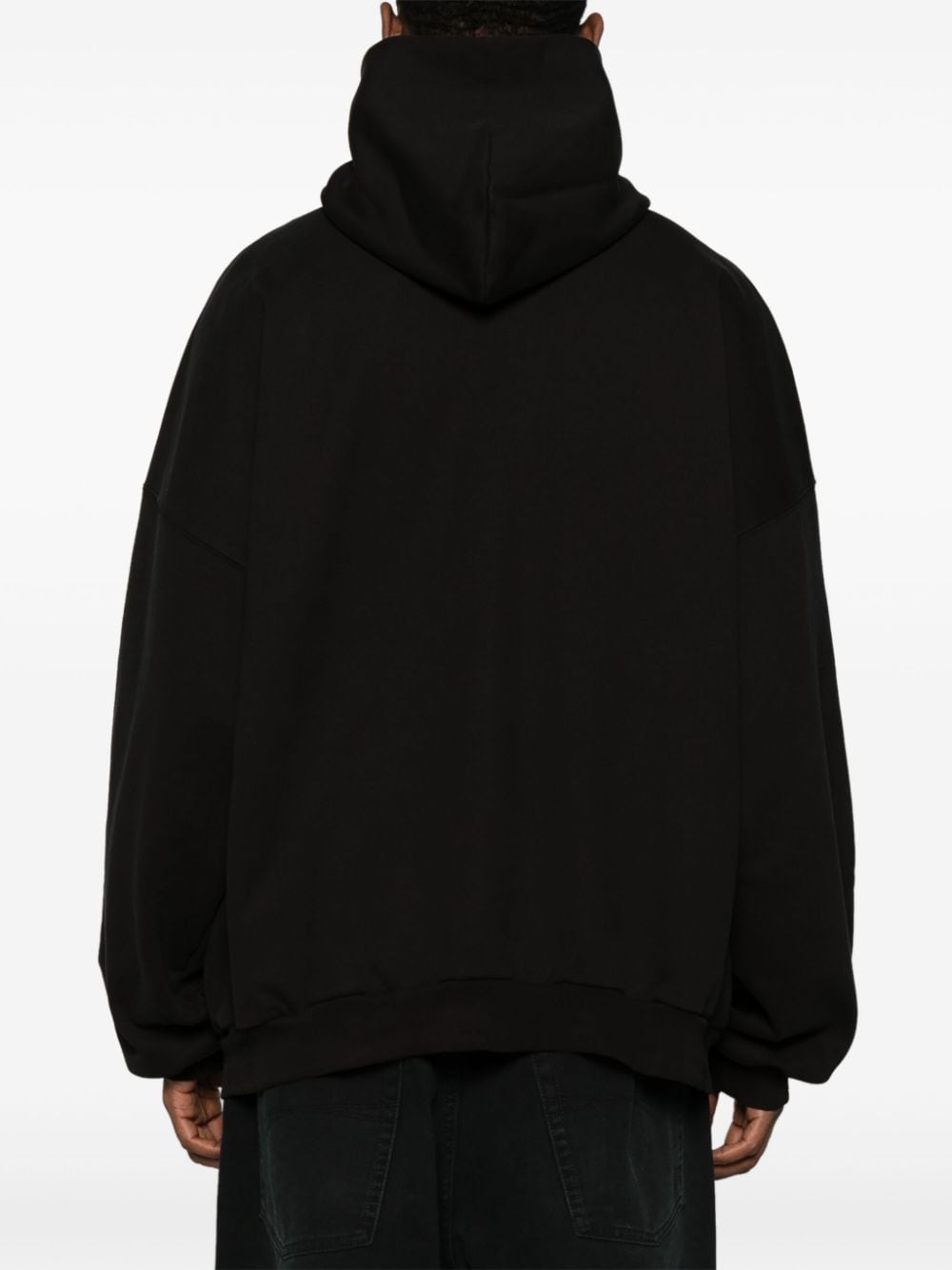 BALENCIAGA Oversized Hoodie with Pouch Pocket - Women's