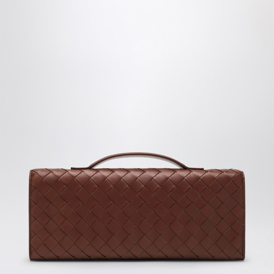 Bottega Veneta Women Andiamo Clutch Sapele With Handle