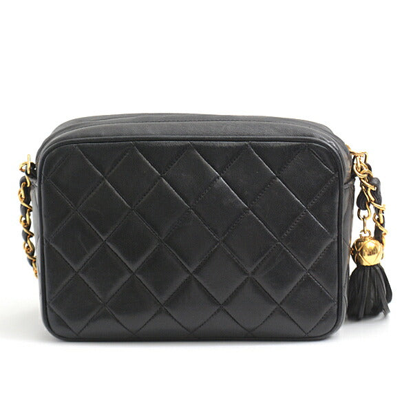 Chanel Lambskin Matelasse Fringe Chain Shoulder Bag