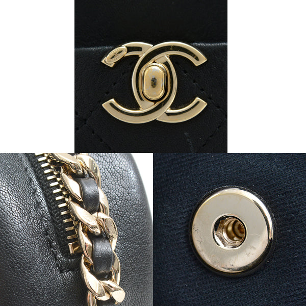 Chanel Chain Shoulder Camera Bag Black
