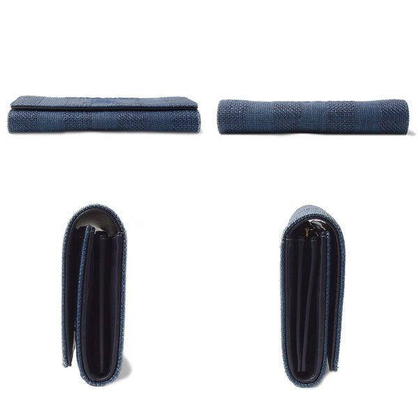 Chanel Nylon Canvas Calfskin Doville Flap Wallet