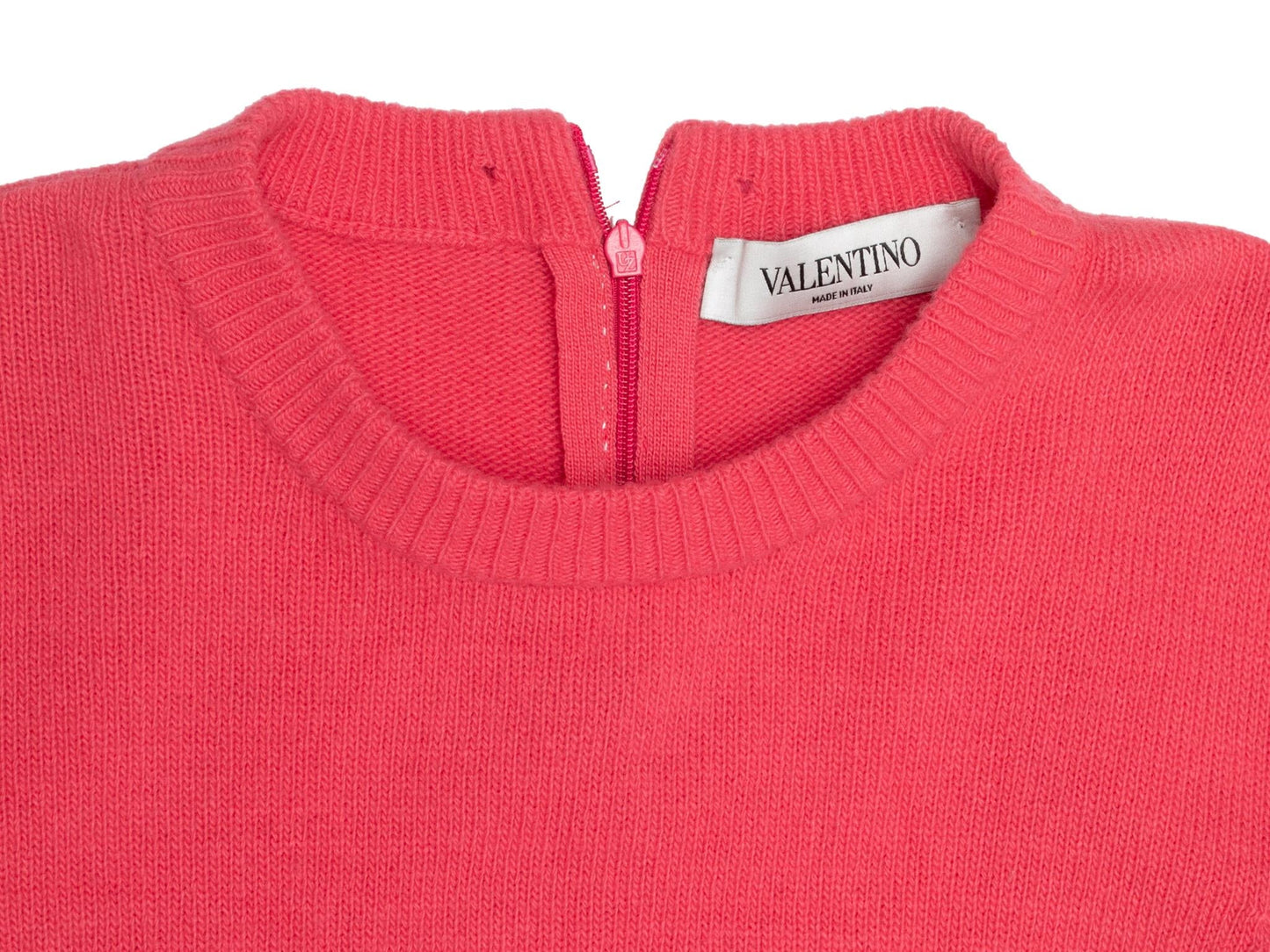 Hot Pink Valentino Virgin Wool & Cashmere Sweater Size US XS