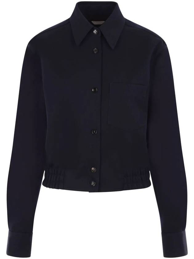 Bottega Veneta Wool Shirt 751397VKIS0 4121 NAVY B0170461917