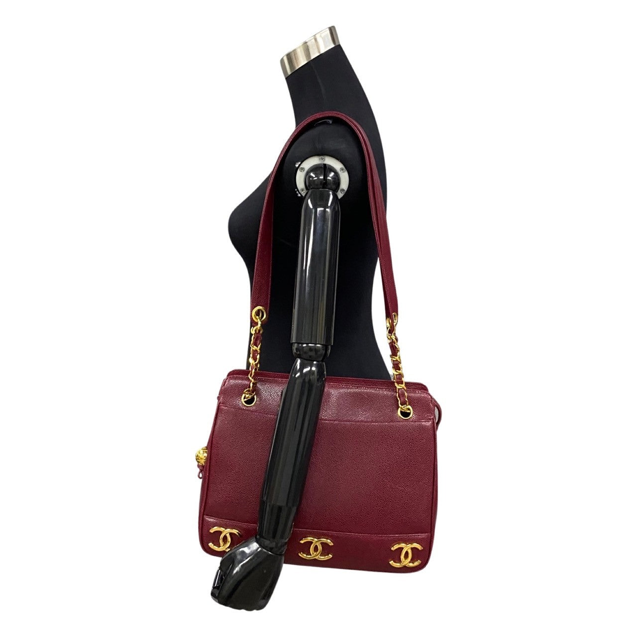 Chanel Triple Coco Tote Bag Leather Tote Bag 16858 in New Condition