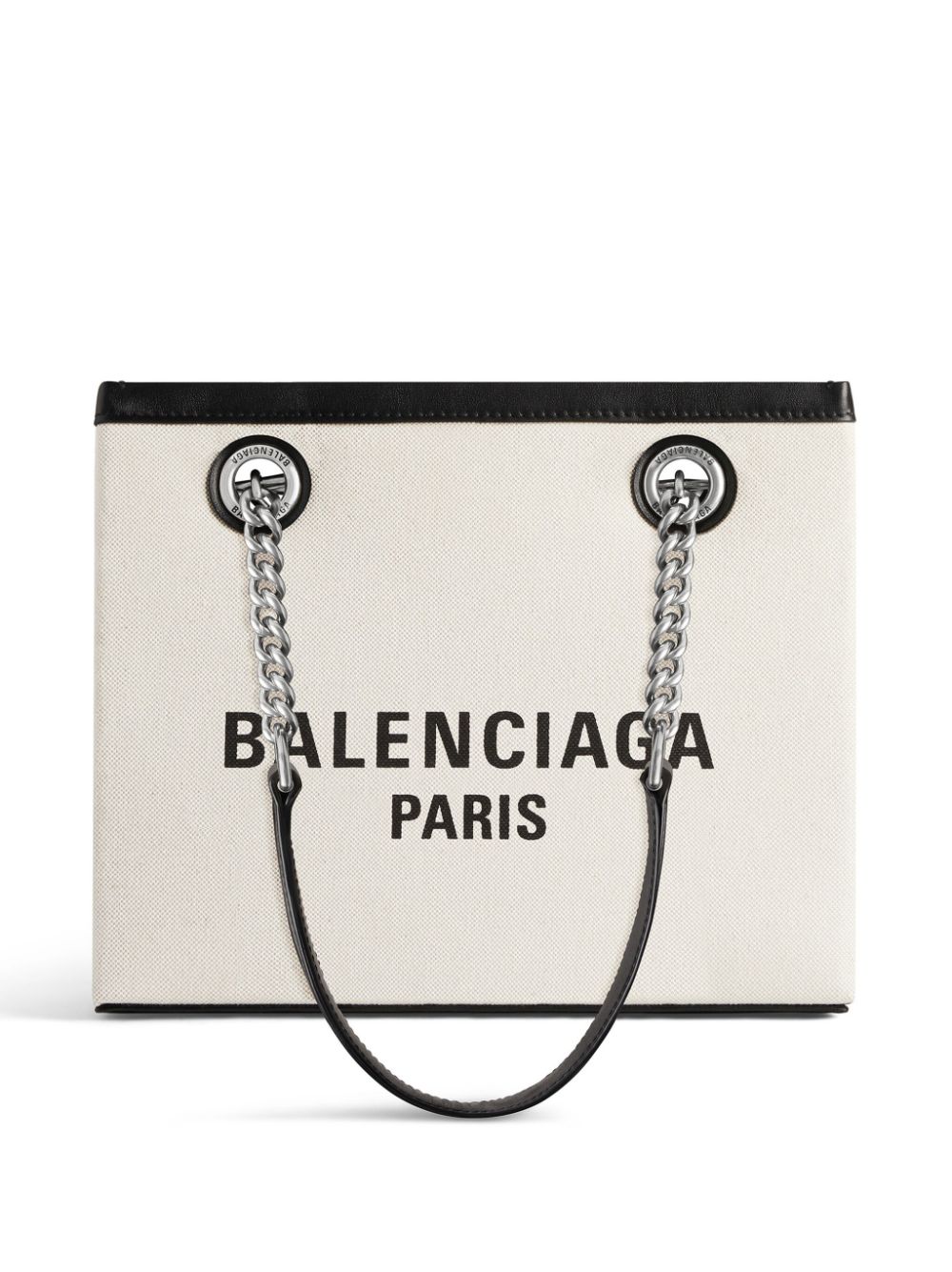BALENCIAGA Mini Canvas Duty Free Tote Handbag