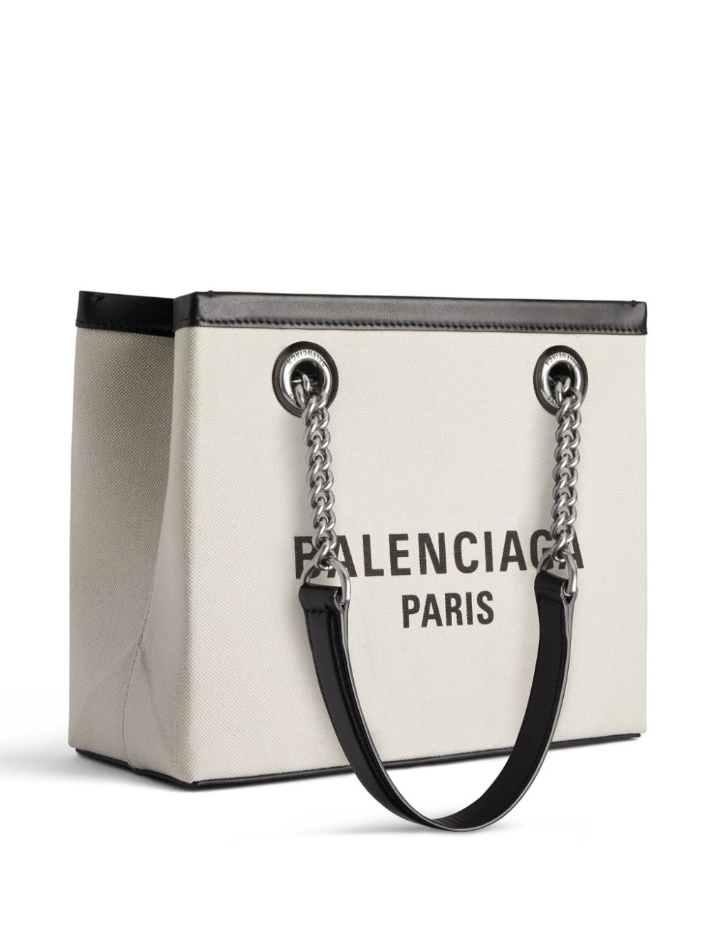 BALENCIAGA Mini Canvas Duty Free Tote Handbag