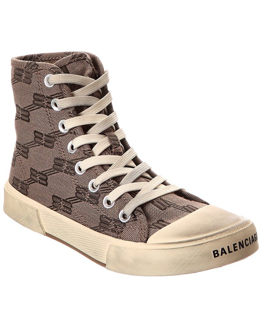 Balenciaga Paris BB Canvas High-Top Sneaker