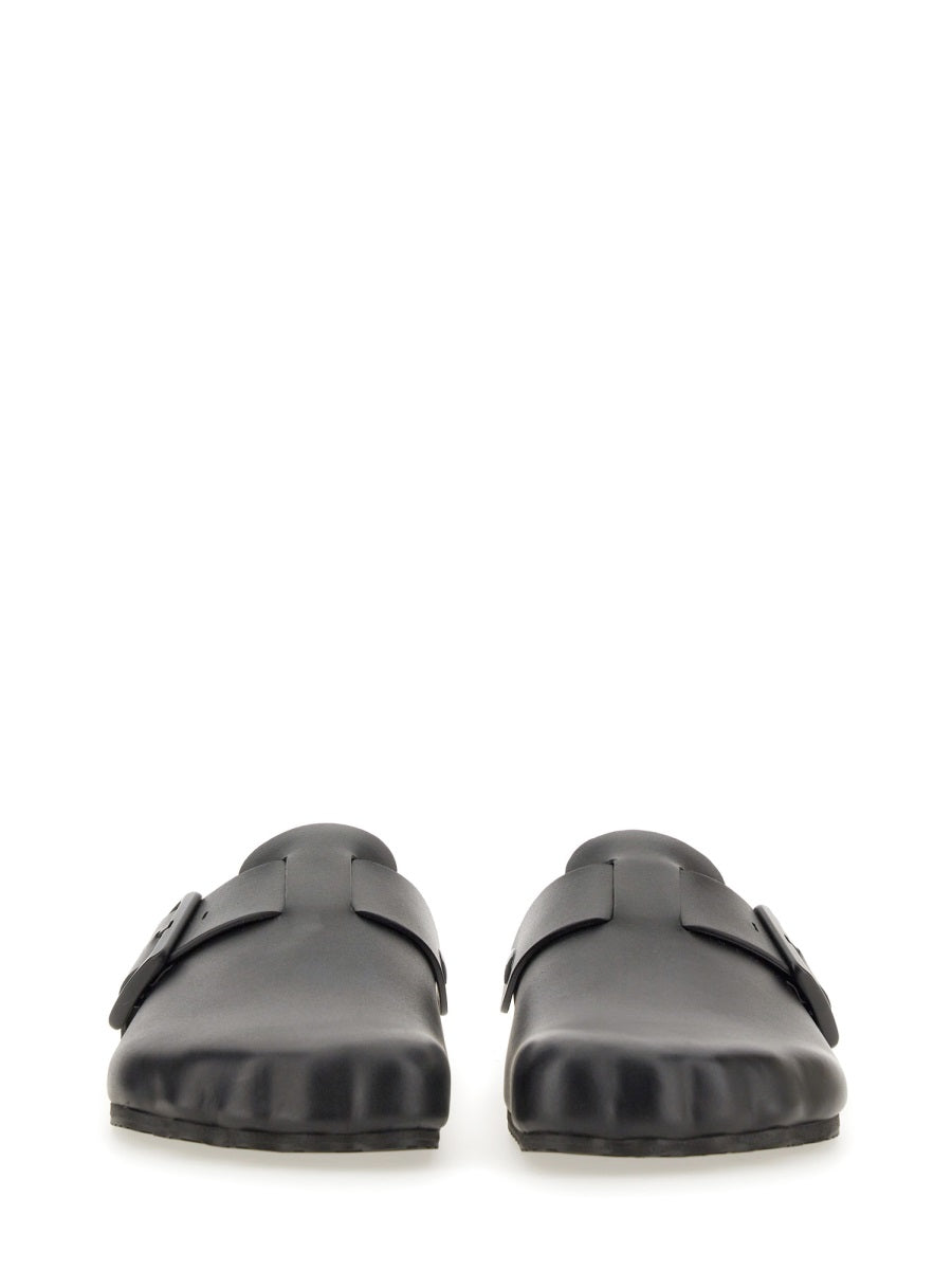 BALENCIAGA Elegant Bovine Leather Slide Sandals for Women
