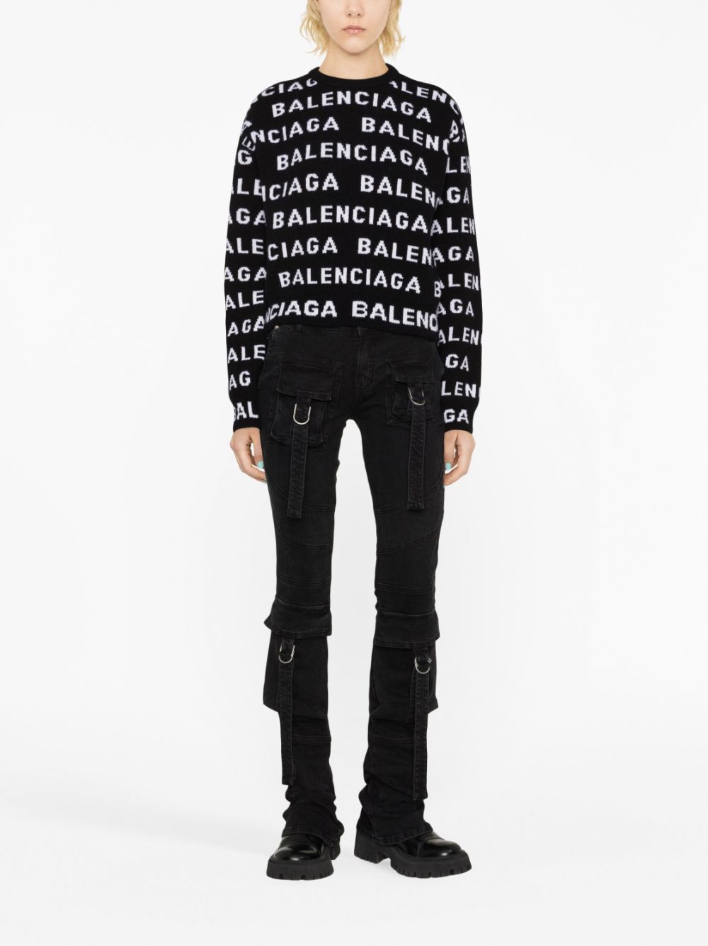 BALENCIAGA Crew-Neck Wool Sweater