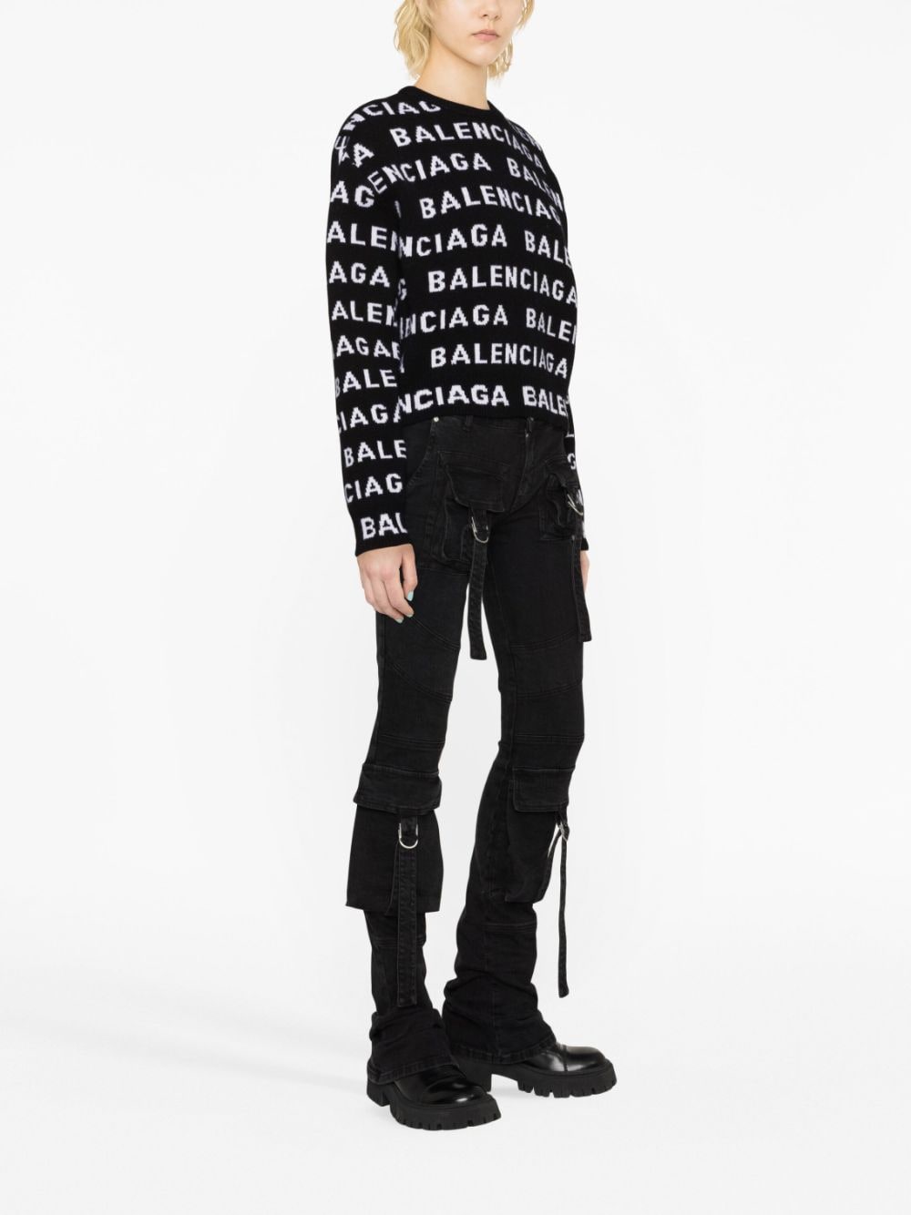 BALENCIAGA Crew-Neck Wool Sweater