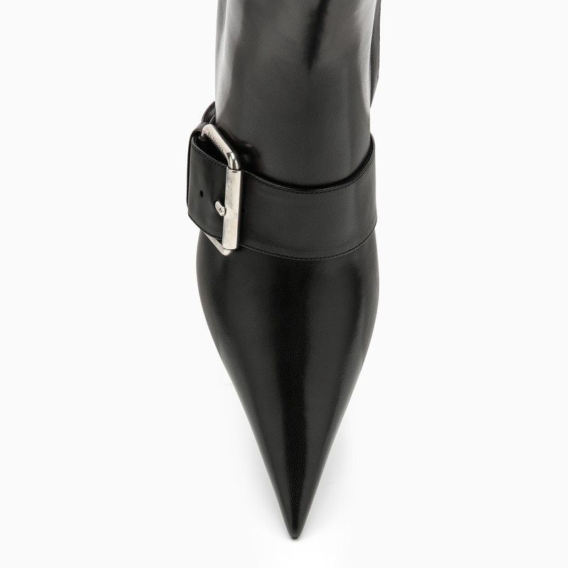 BALENCIAGA Knife 80 Leather Ankle Boots