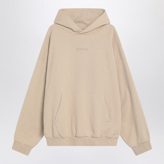 BALENCIAGA New Back Distressed Oversized Hoodie