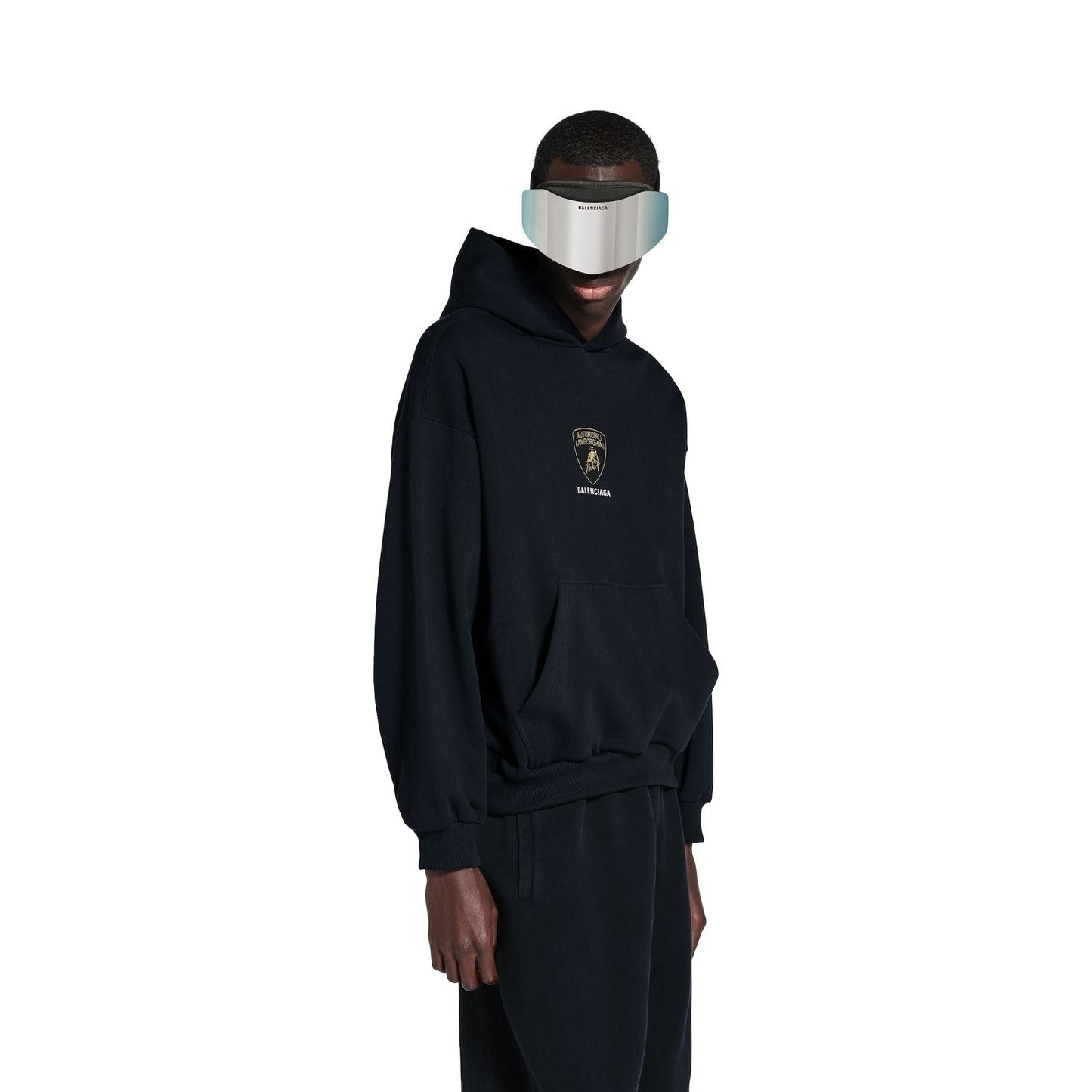 BALENCIAGA Men's Silk & Nylon Sweater - FW25 Collection