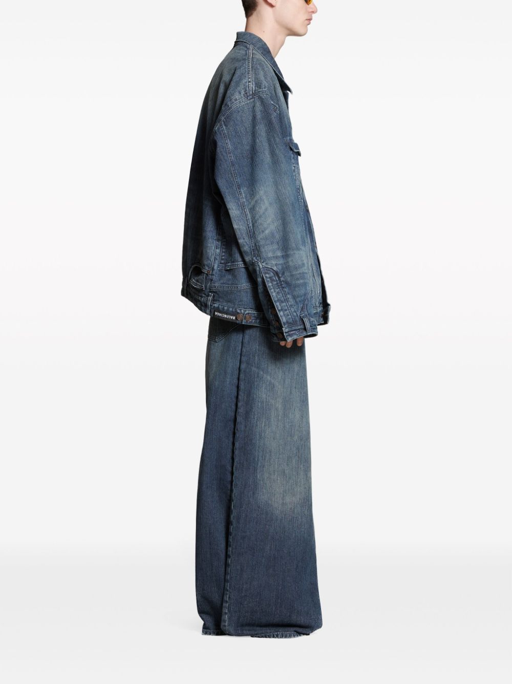 BALENCIAGA Oversized Denim Jacket for Men