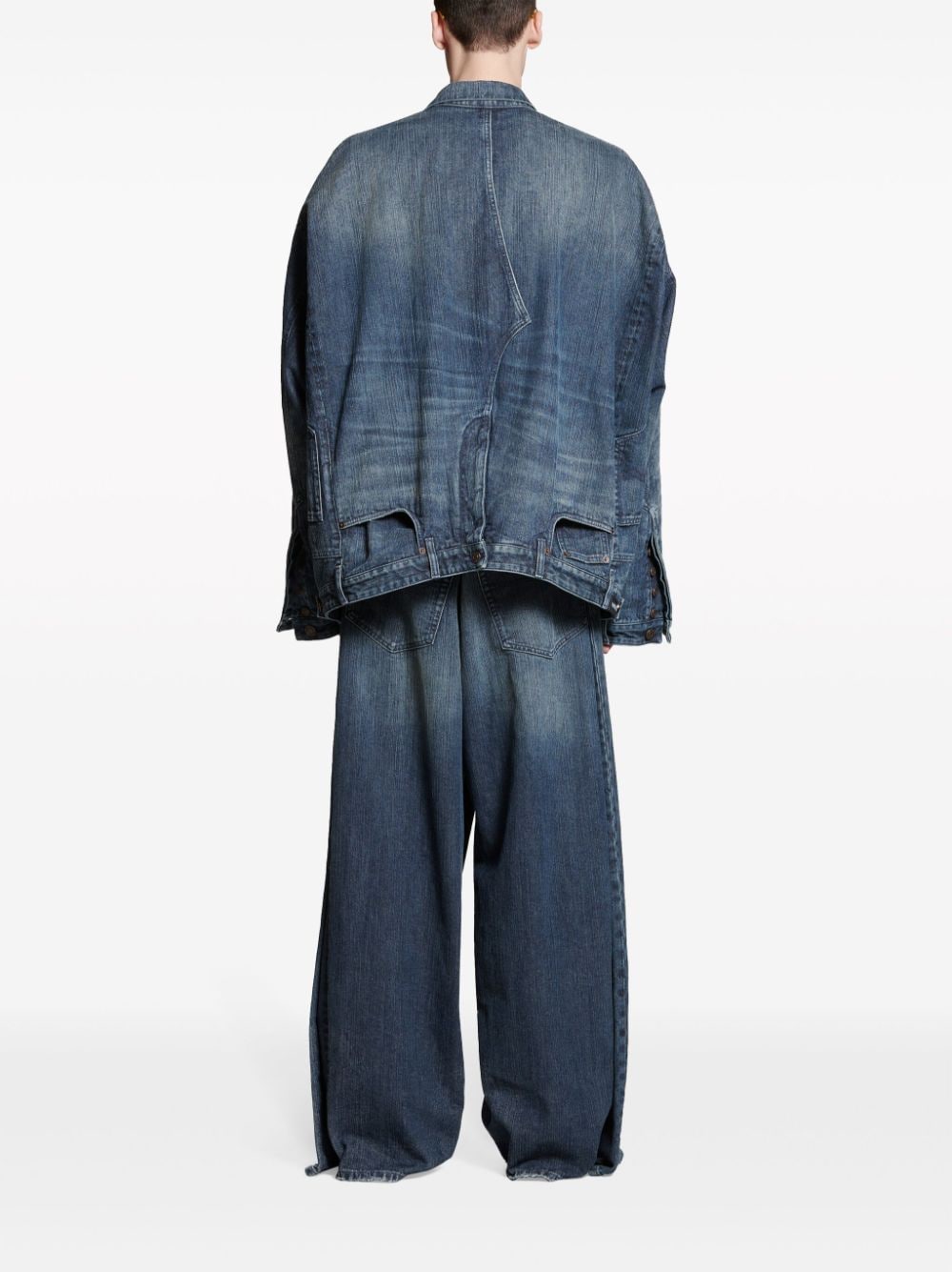 BALENCIAGA Oversized Denim Jacket for Men