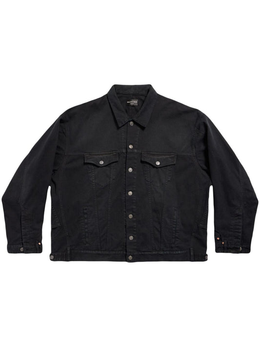 BALENCIAGA Deconstructed Denim Jacket - Men's Classic Fit