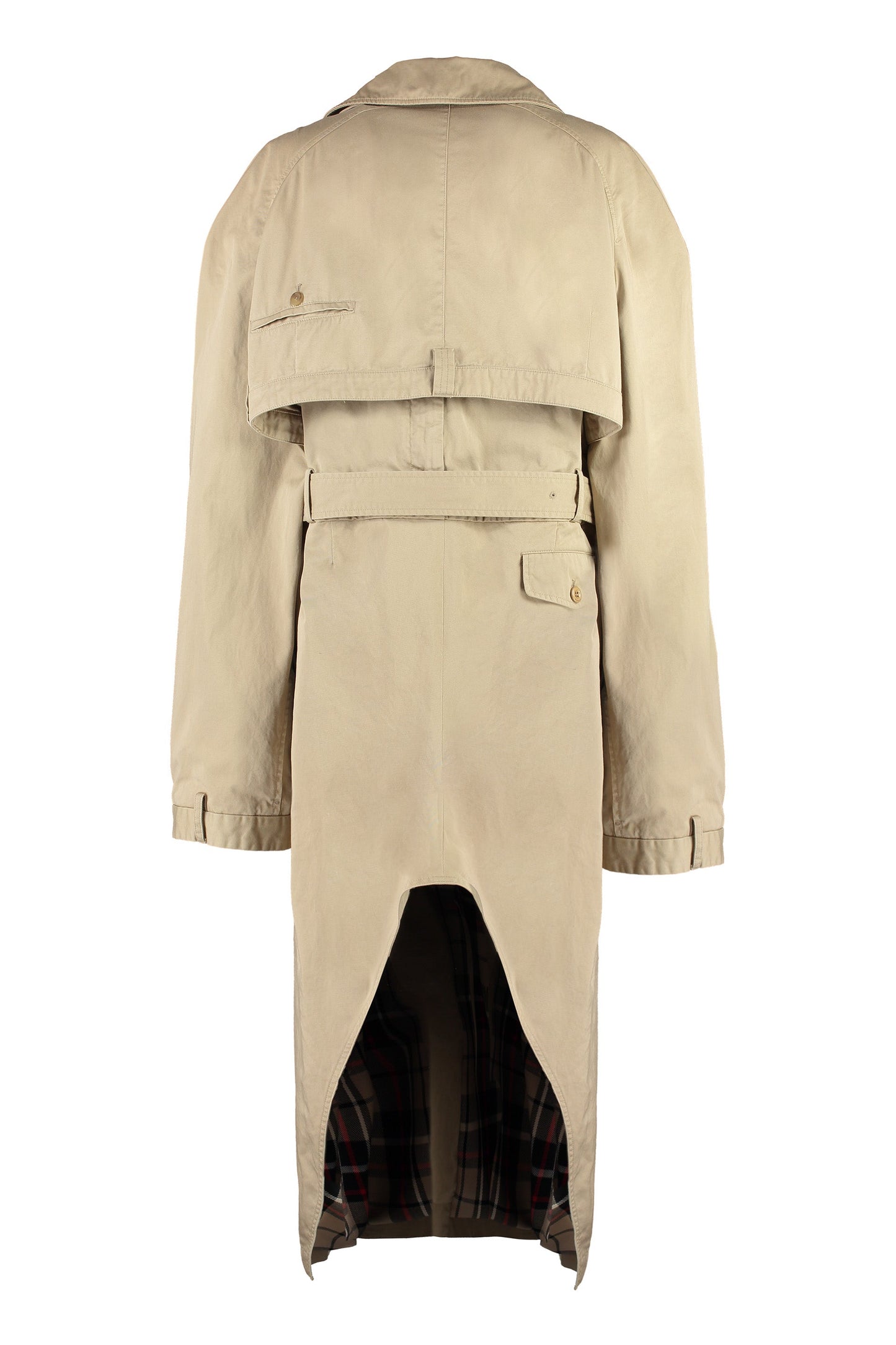 BALENCIAGA Oversized Cotton Trench Jacket for Women