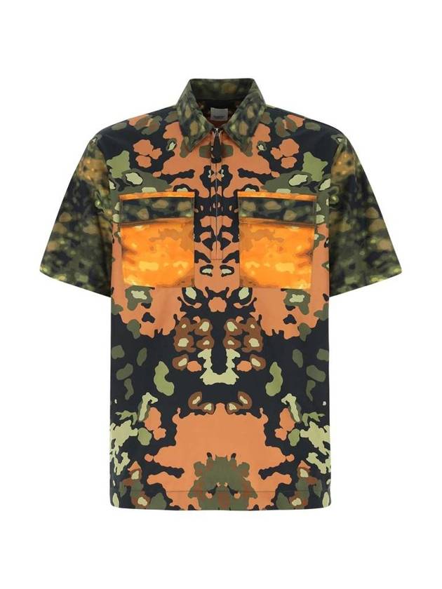 Burberry printed cotton shortsleeve shirt