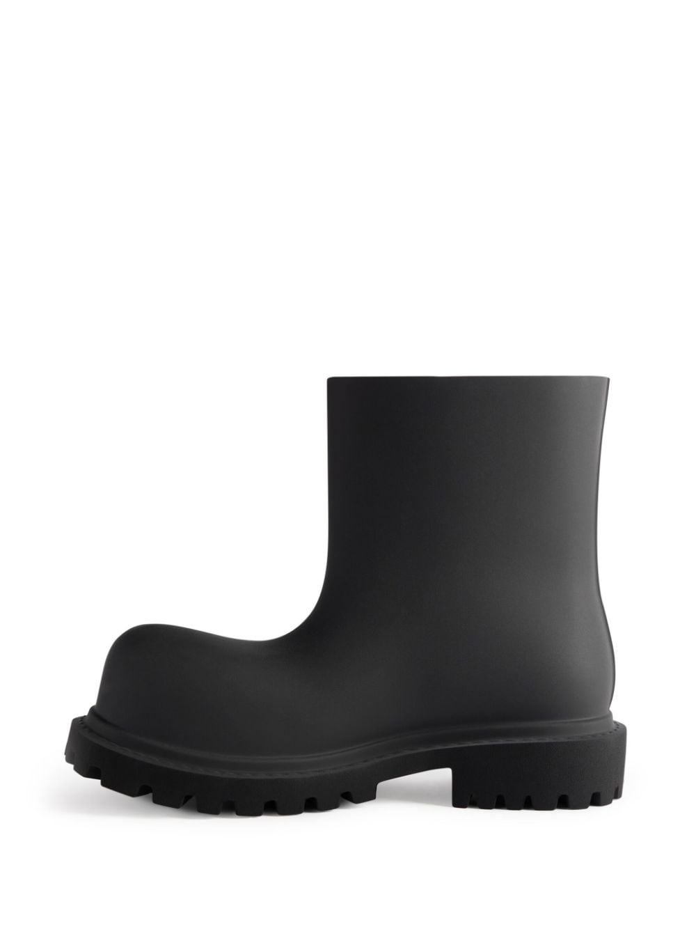 BALENCIAGA Mini Steroid Logo-Emerging Ankle Boots