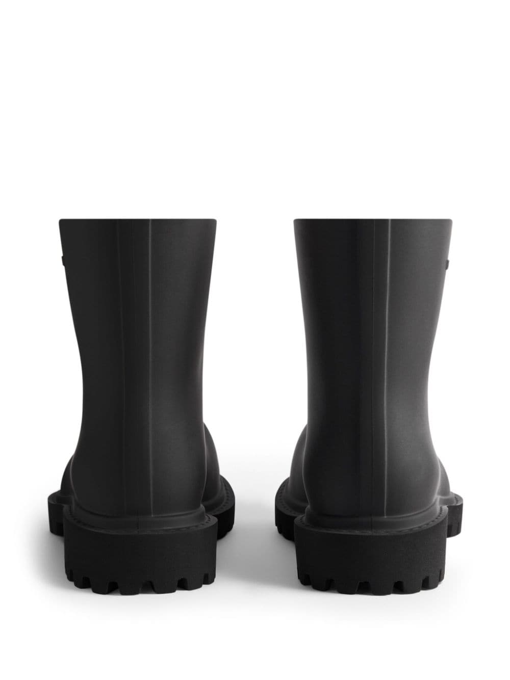 BALENCIAGA Mini Steroid Logo-Emerging Ankle Boots