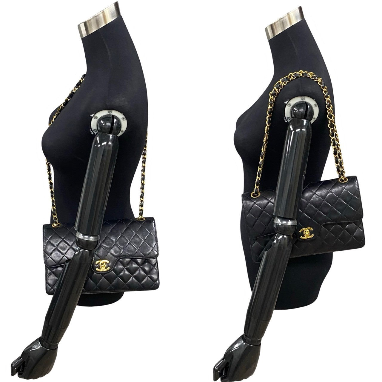 Chanel Medium Classic Double Flap Bag  Leather Crossbody Bag