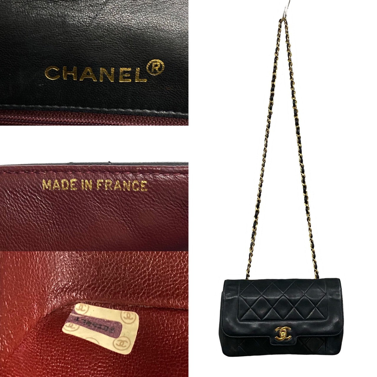 Chanel Diana Flap Crossbody Bag  Leather Crossbody Bag
