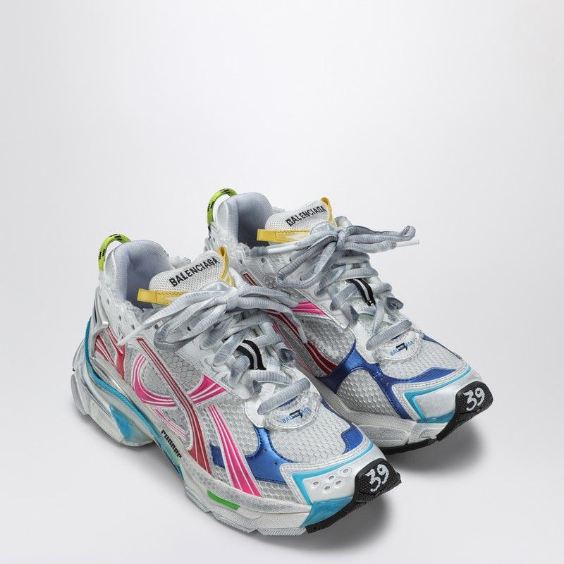 BALENCIAGA Worn-Out Effect Runner Sneakers for Women