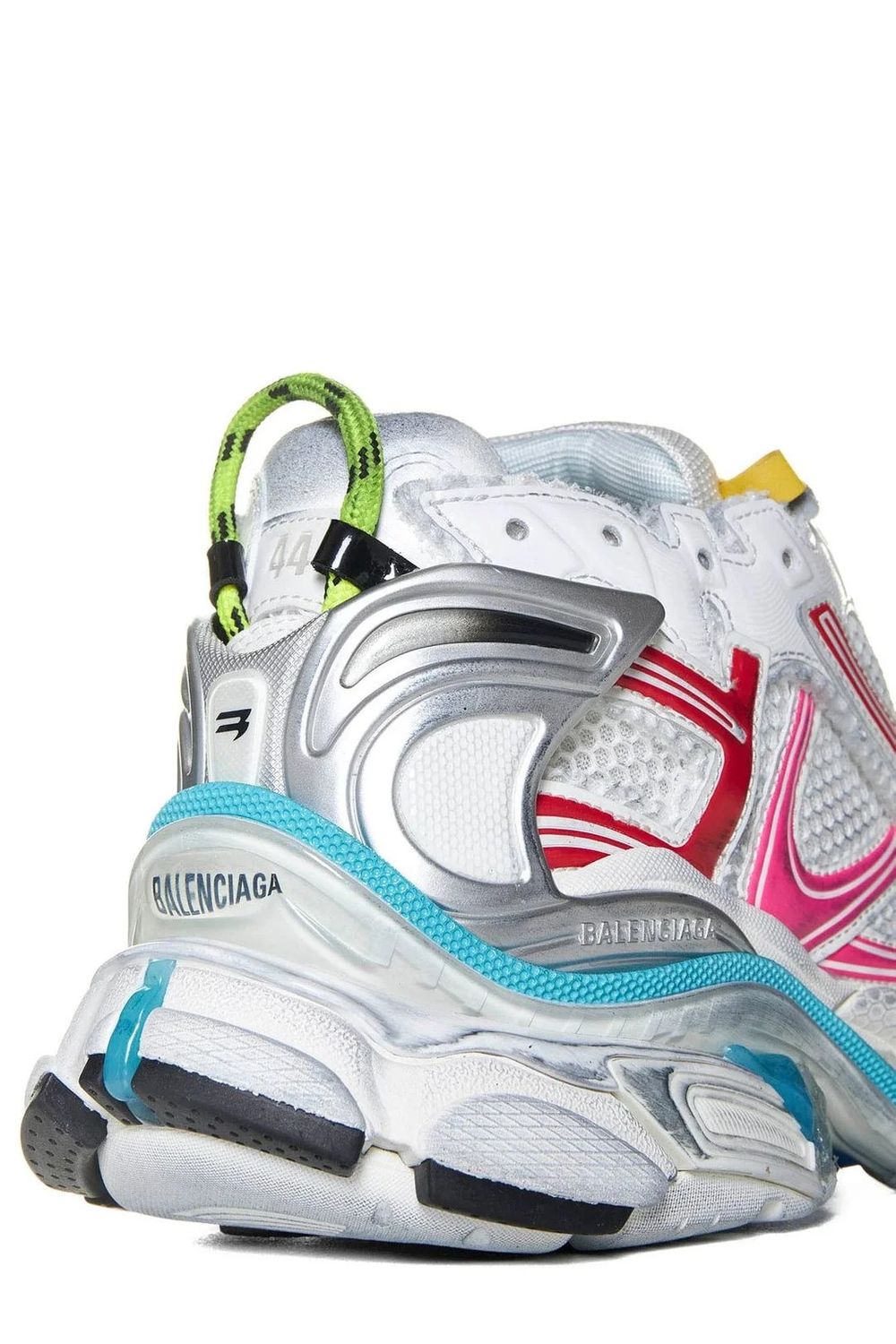 BALENCIAGA Men's Multicolor Runner Mesh Sneakers