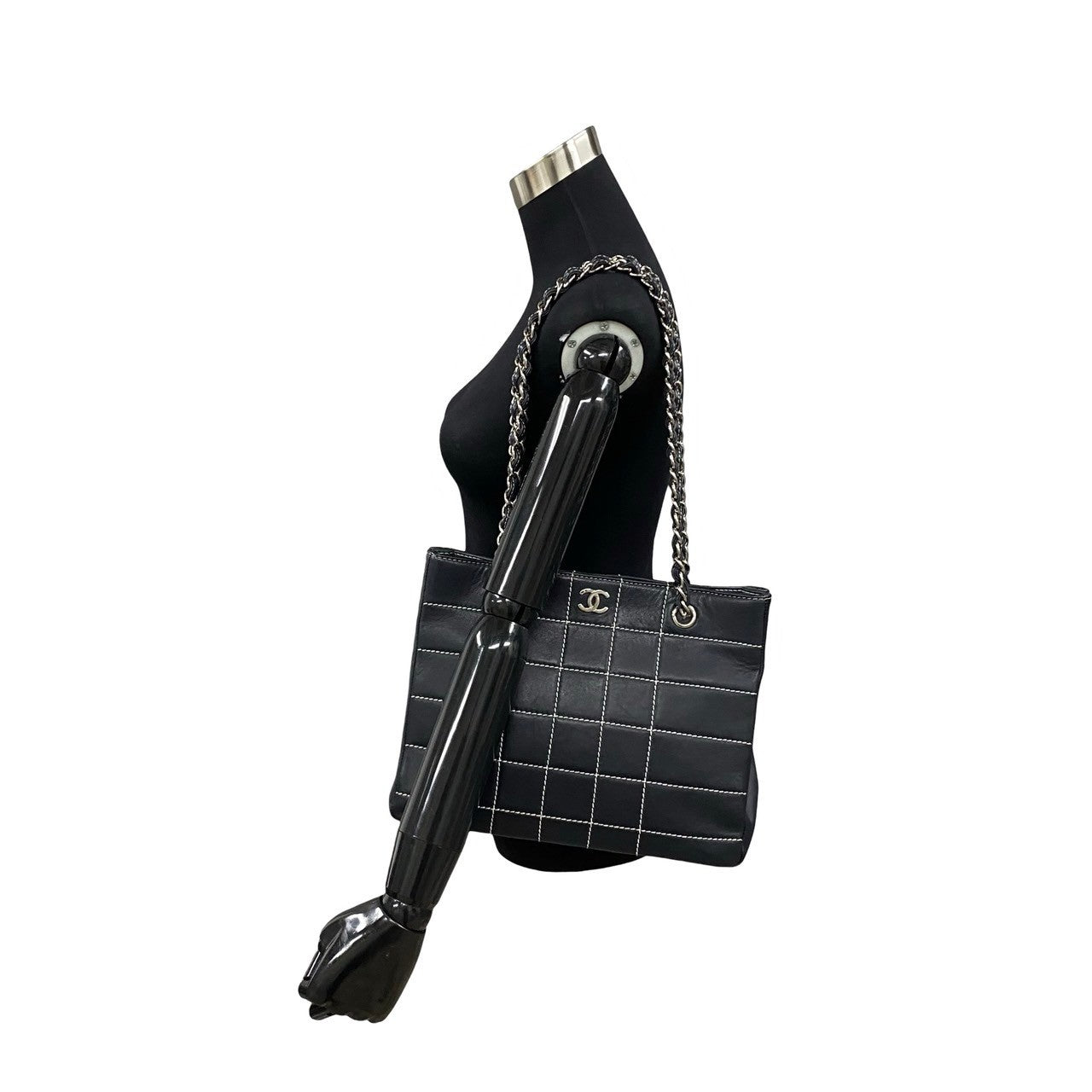 Chanel CC Wild Stitch Tote Bag  Leather Tote Bag