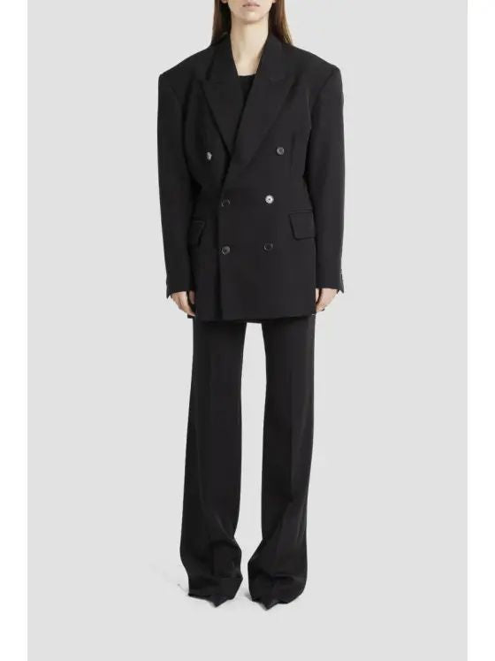BALENCIAGA Slim Fit High-Waisted Pants for Women