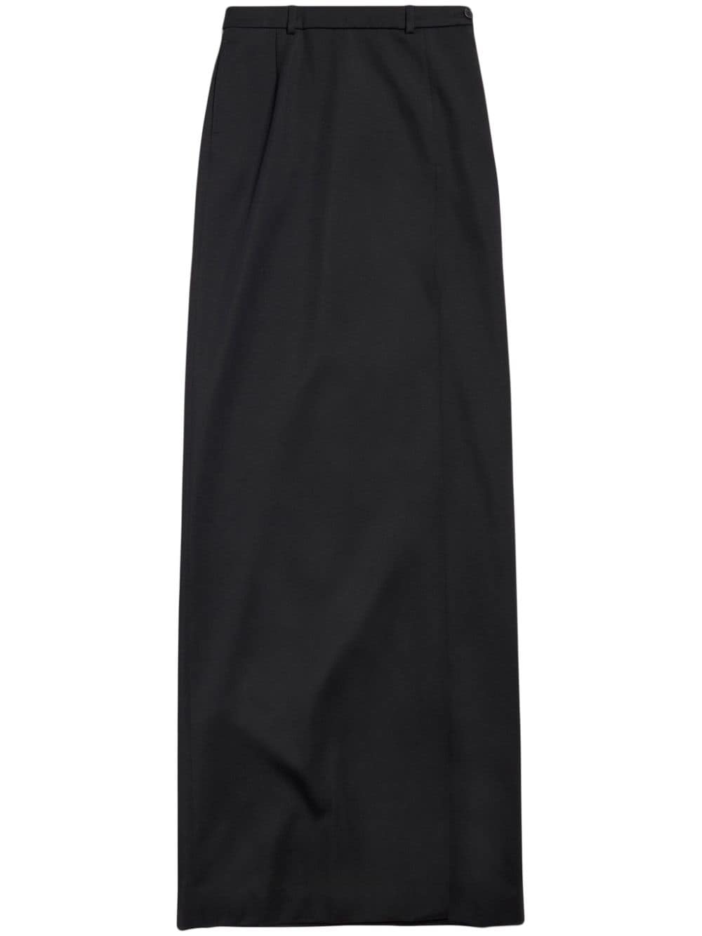 BALENCIAGA High-Waisted Floor-Length Midi Skirt with Slit
