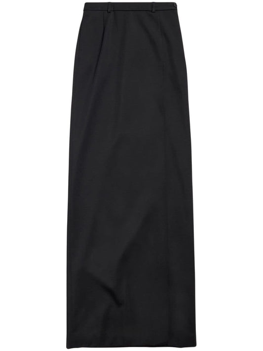 BALENCIAGA High-Waisted Floor-Length Midi Skirt with Slit