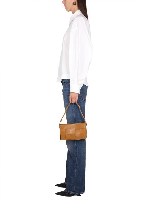 Bottega Veneta Women's Compact Cotton Long Sleeve Shirt Chalk