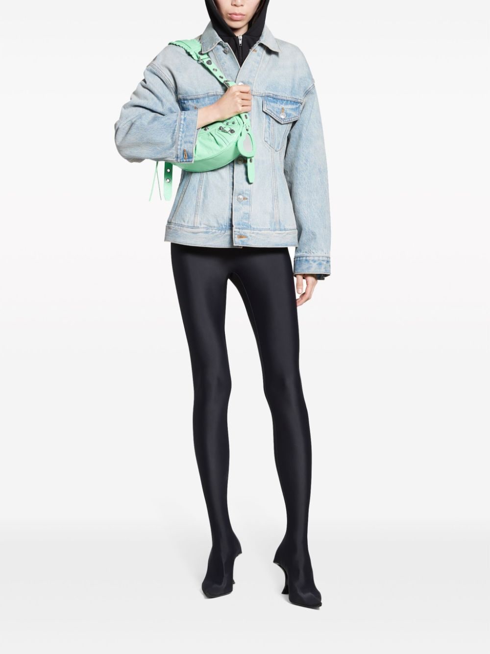 BALENCIAGA Hourglass Denim Jacket for Women