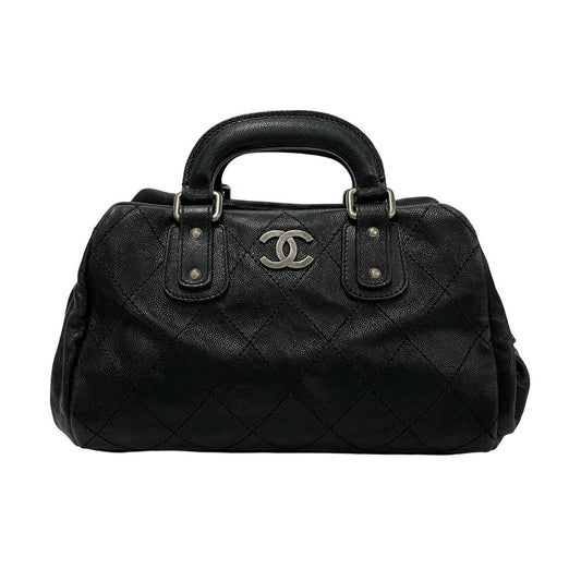 Chanel CC Caviar Outdoor Ligne Doctor Bag  Leather Handbag