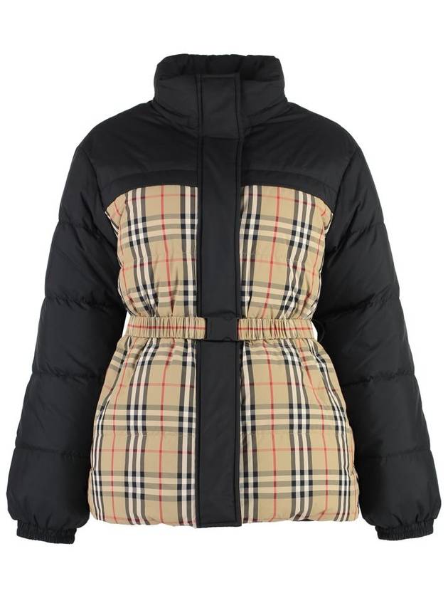 Burberry Check Reversible Down Padding Beige Black