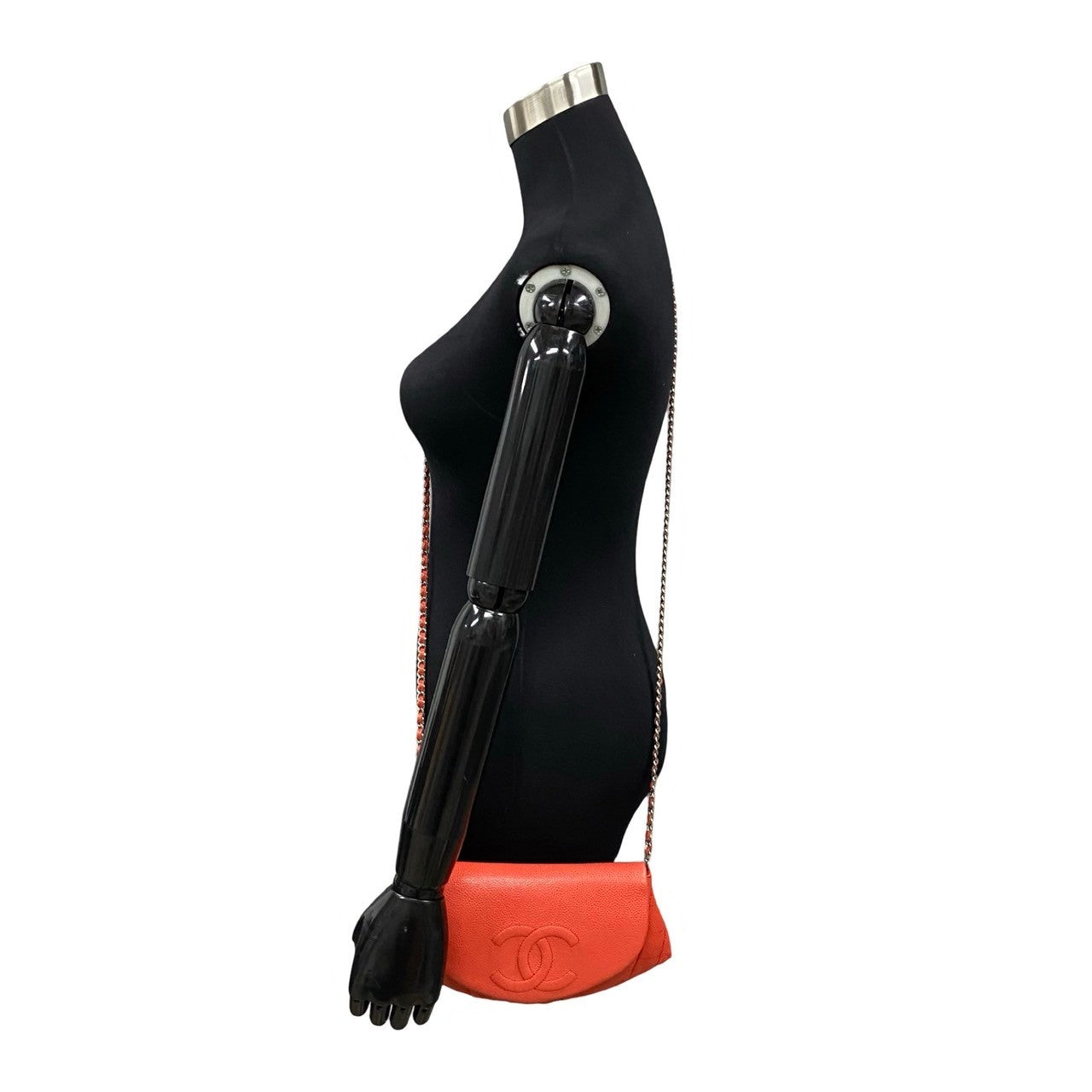 Chanel CC Caviar Flap Crossbody Bag Leather Crossbody Bag