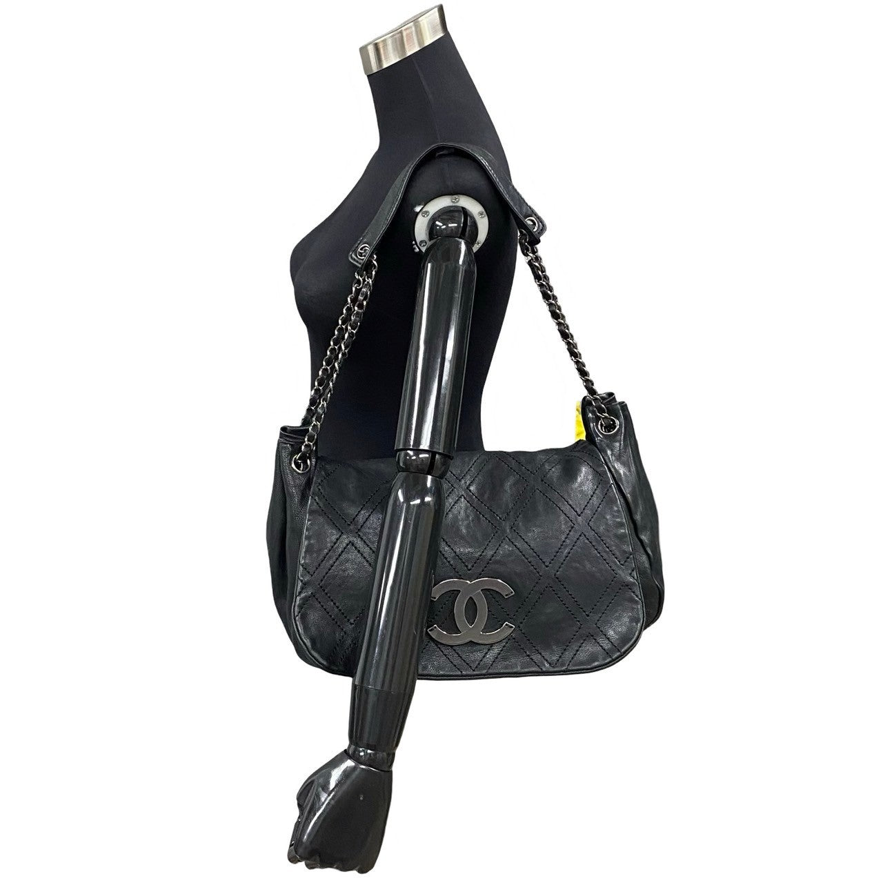 Chanel CC Quilted Leather Shoulder Bag Leather Crossbody Bag