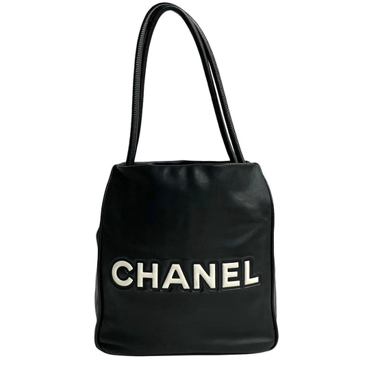 Chanel Leather Camellia Tote Bag Leather Tote Bag