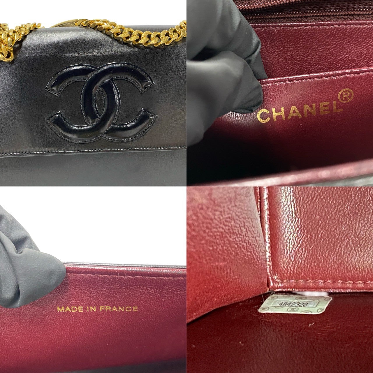 Chanel CC Chain Flap Handbag Leather Handbag