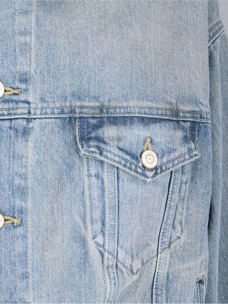 BALENCIAGA Off Shoulder Cotton Jacket