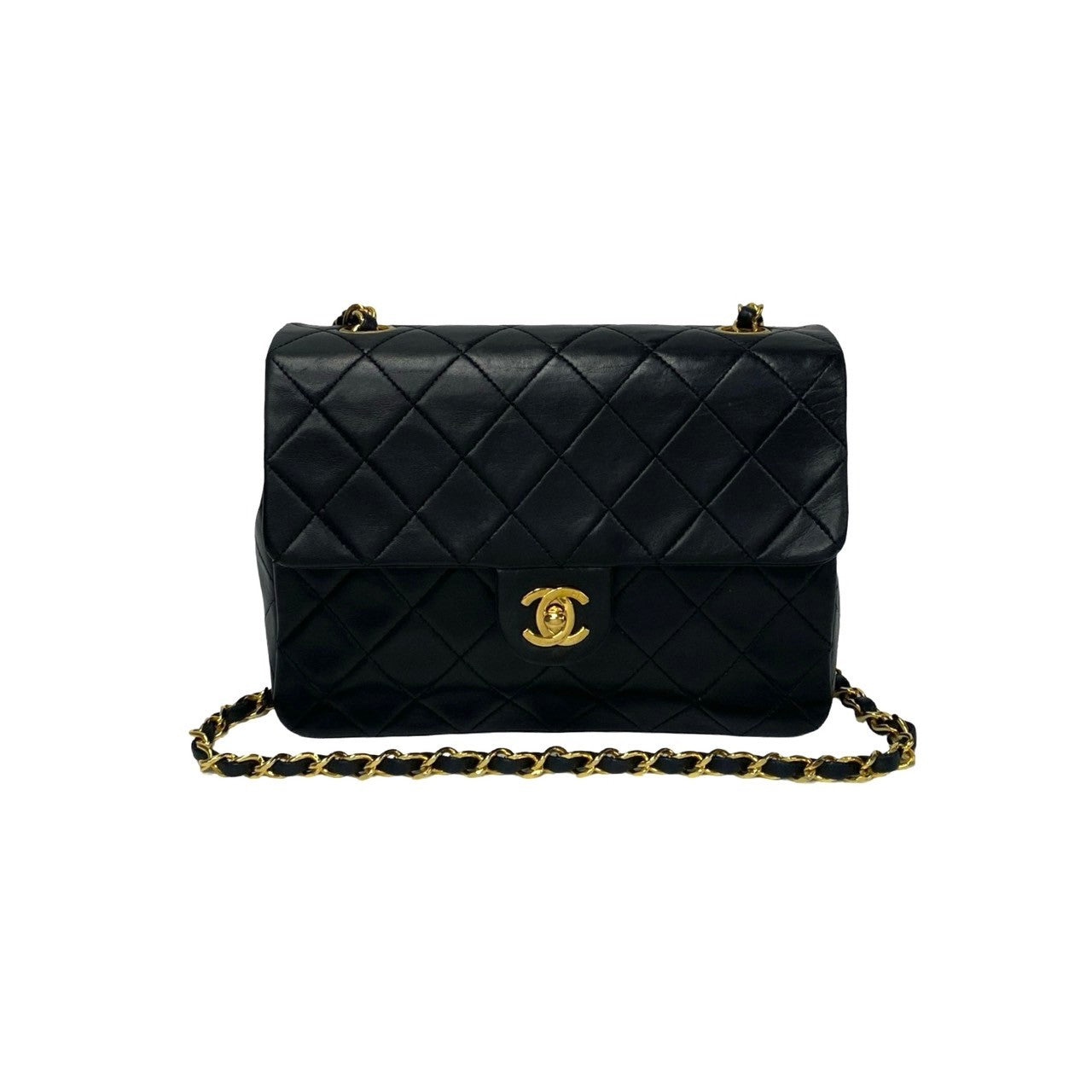 Chanel Lambskin Mini Matelasse Shoulder Bag