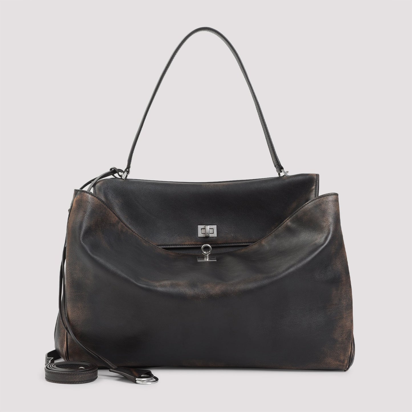 BALENCIAGA Rodeo Handle L Top Mini Handbag - 40.5CM x 29.5CM x 13CM