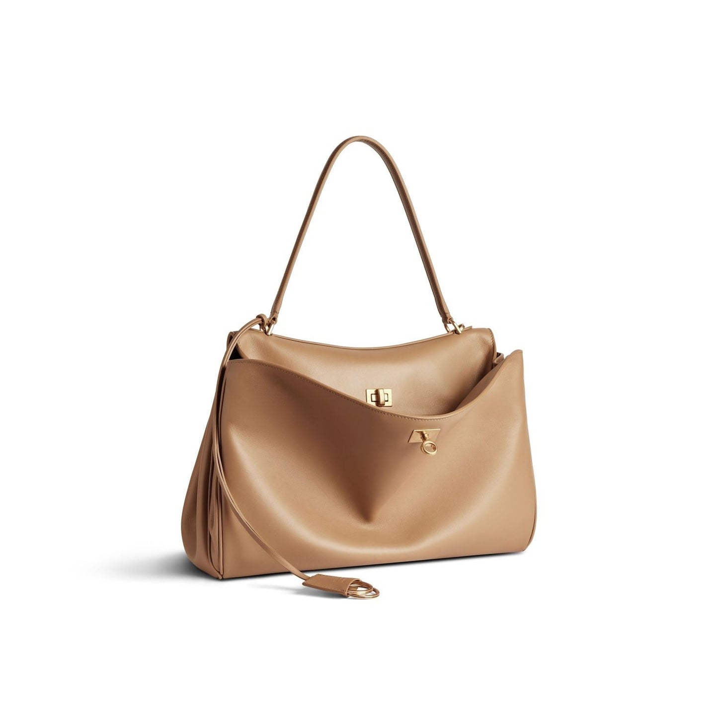 BALENCIAGA Mini Rodeo Leather Handbag