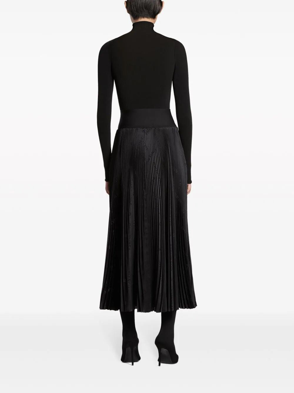 BALENCIAGA Pleated Mini Skirt for Women - Spring/Summer 2024