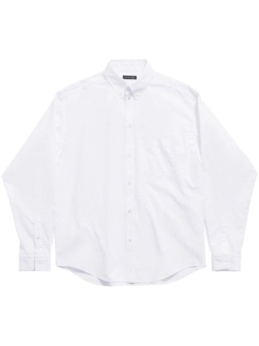 BALENCIAGA Long Sleeve Oversized Fit Shirt